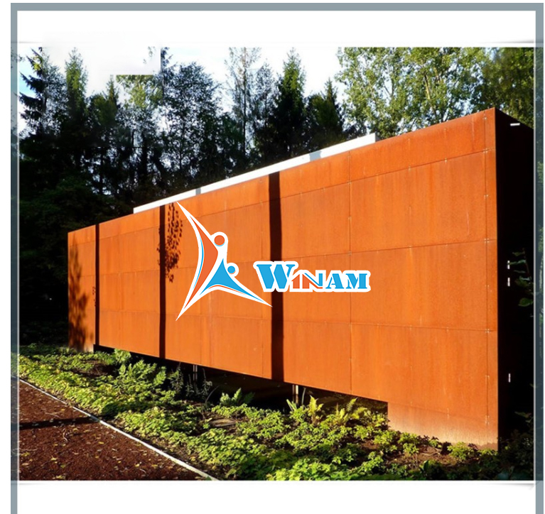 Fashion High Quality Corten Steel Garden Screen