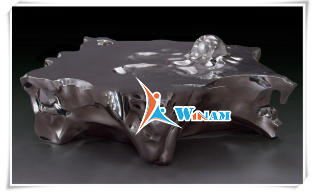 Abstract Posh Furniture Stainless Steel Luxury Table Sculpture