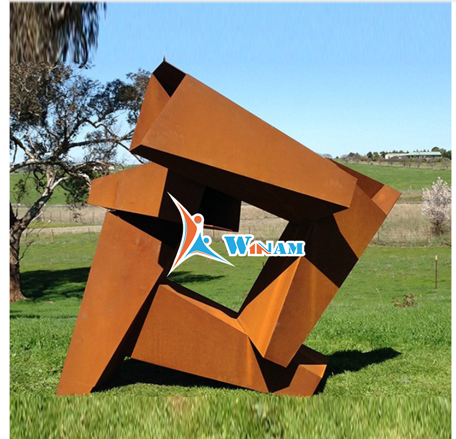 Outdoor Decoration Corten Steel Abstract Sculpture