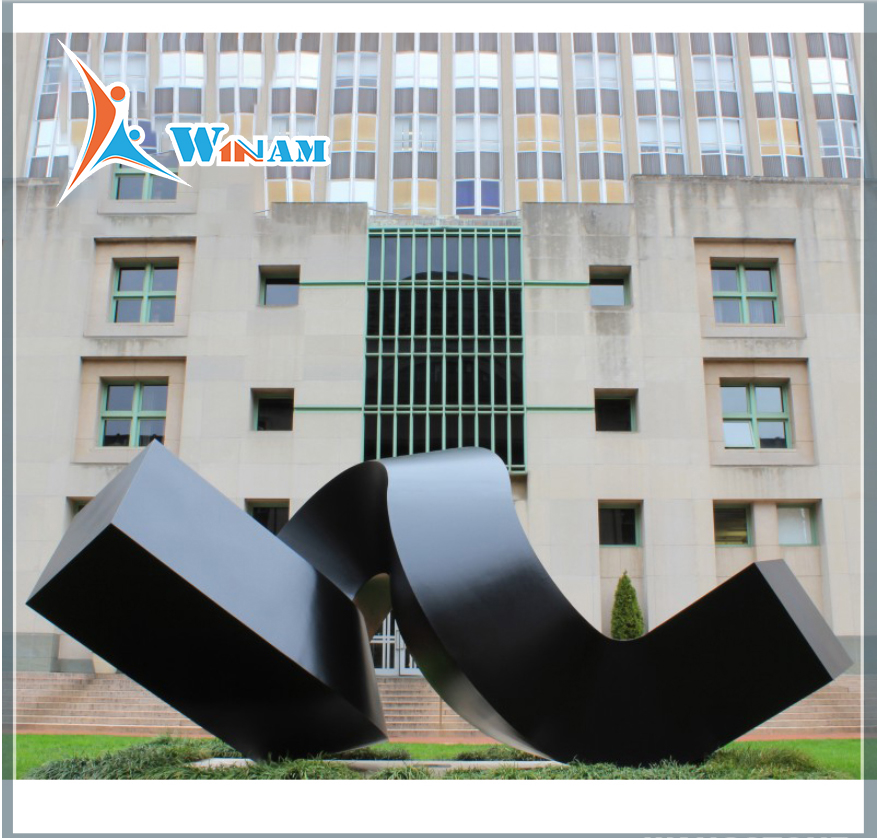 OEM Stainless Steel Painted Art Modern Sculpture