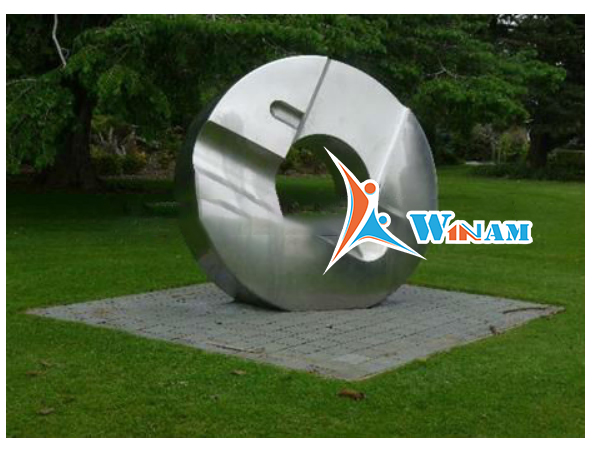 Abstract city morden stainless steel outdoor sculpture