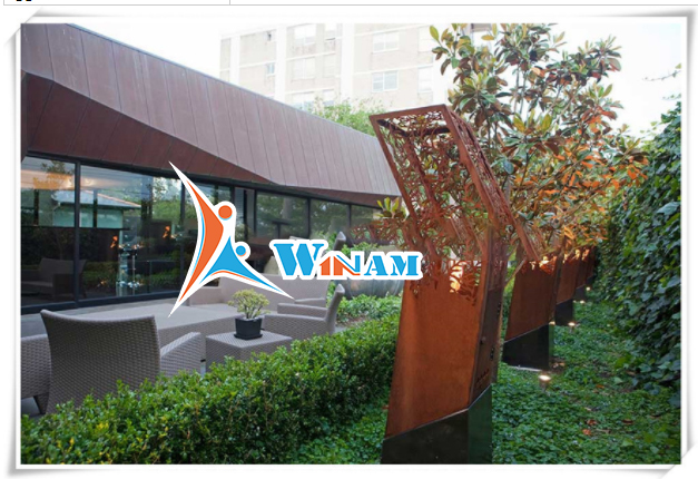 Hot vogue shabby chic craft christmas light box lamp corten steel decor