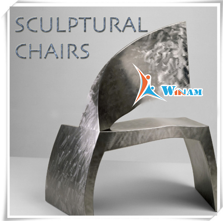 Modern type stainless steel chairs