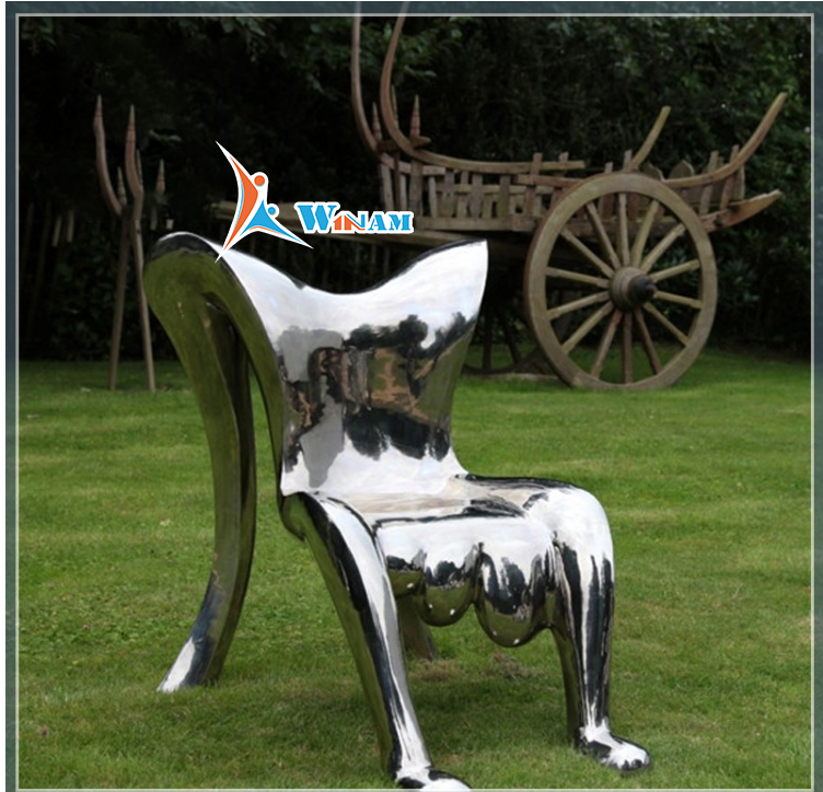 Wangstone Customize Modern Abstract Stainless Steel Sculpture