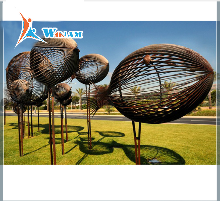 Seaside art decoration large bronze fish sculpture