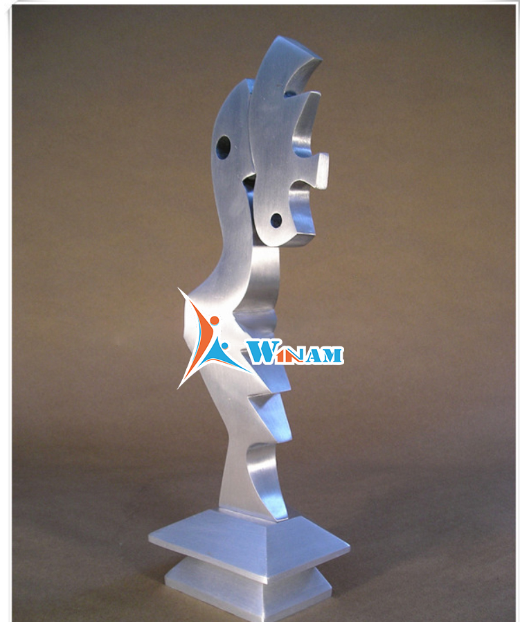 Stainless Steel Abstract Fish Sculptures For Home Display