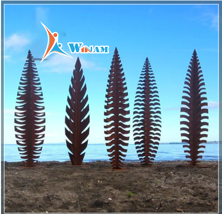 Custom size outdoor metal tree sculpture