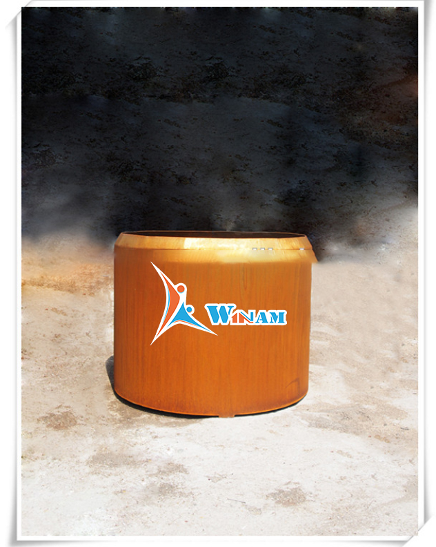 Antique Imitation Corten steel Flower planter Metal Flower Pot