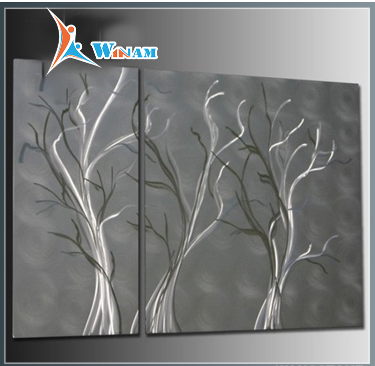 Metal Tree Stainless Steel Wall Art Decor Sculpture