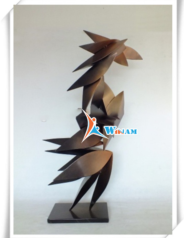Hot garden abstract usa home decor stainless steel monster sculpture
