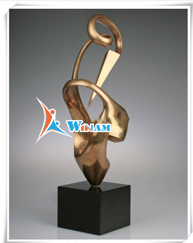 Modern Manual Decoration Metal Stainless Steel Trophy
