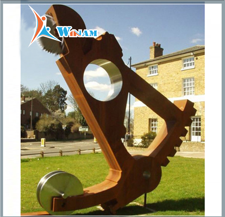 Outdoor Corten Steel Metal Garden Art Sculpture