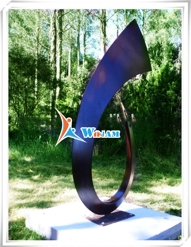 Modern Abstract Garden Metal Sculpture Factory Customized
