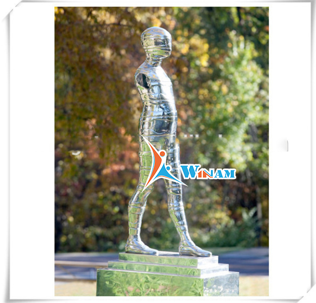 Human Statues,Abstract Human Body Stainless Steel Sculpture