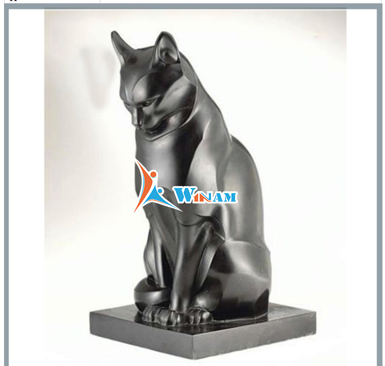 Animal Statue Metal Cat Sculpture Bronze/Copper/Stainless steel