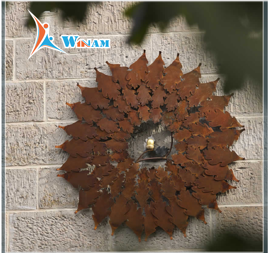 Garden Corten Steel Metal Art Wall Sculpture