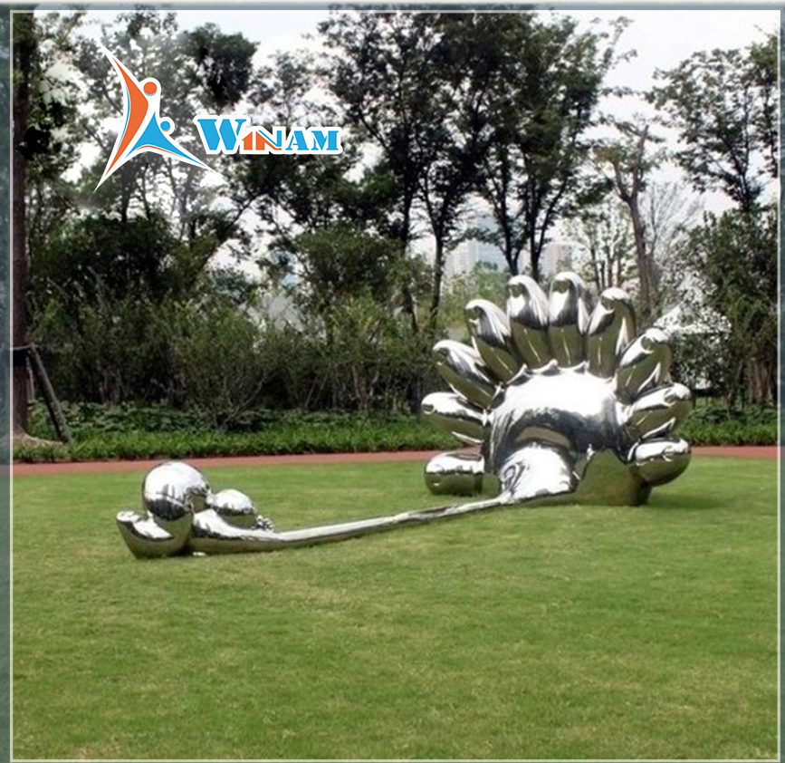 Stainless Steel Urban Art Sculpture For Decoration