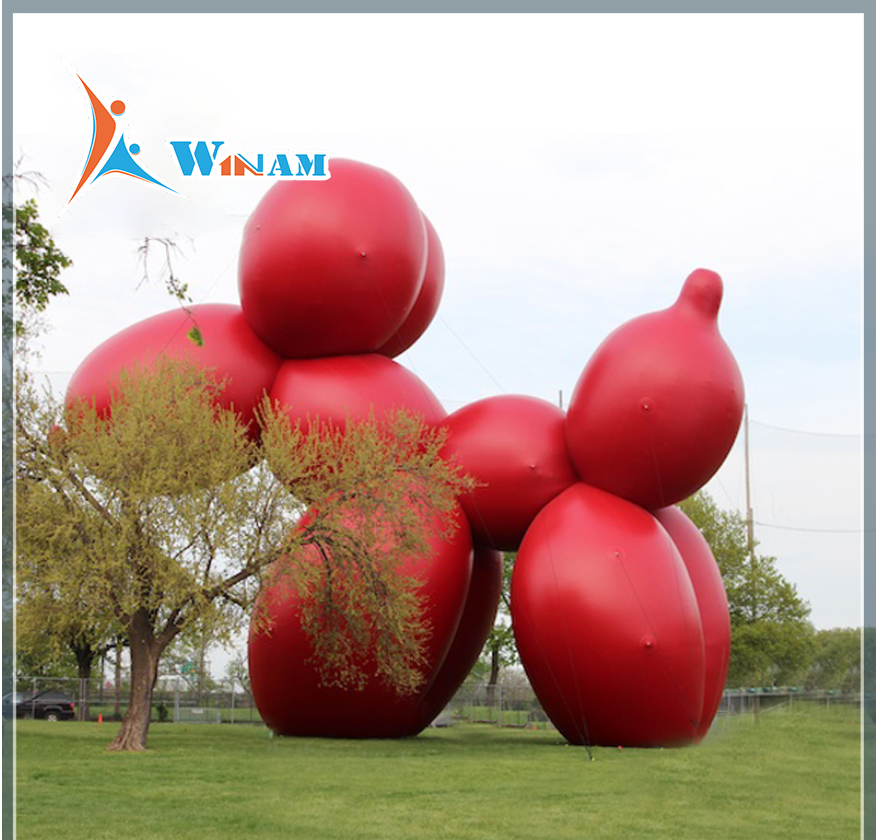 Outdoor decoration project metal balloon dog sculpture