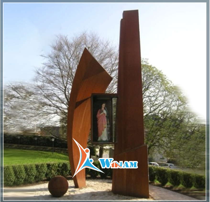 Modern Garden Decor Art Abstract Steel Sculpture