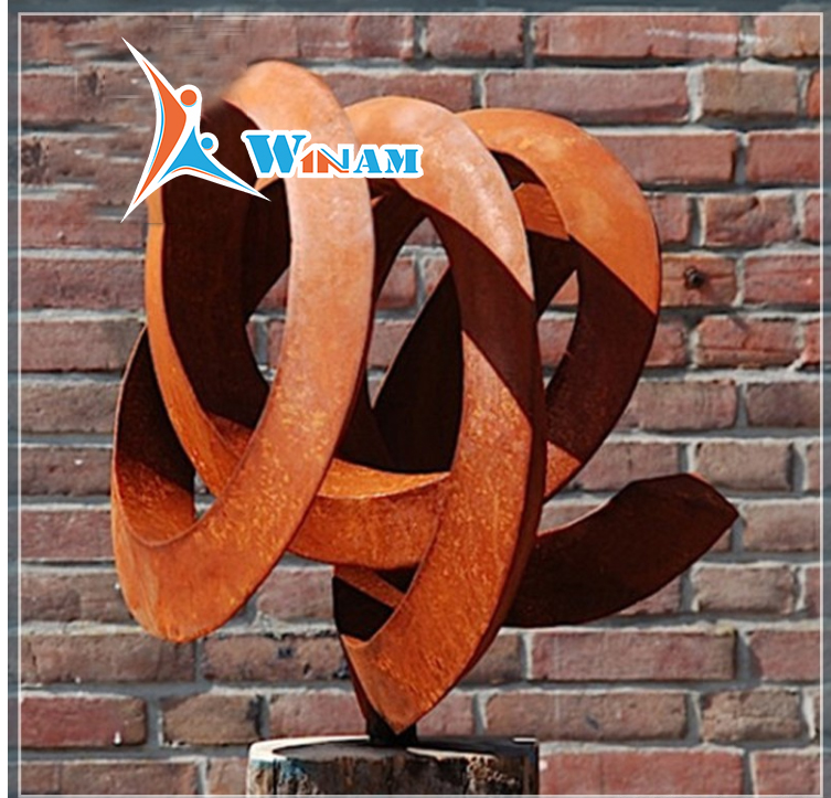 Australia style corten steel abstract sculptures sale