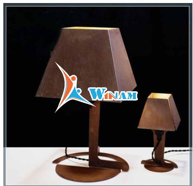 Antique Style Corten Steel Desk Lamp for Home Decor