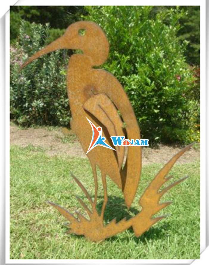 Bird corten steel Sculpture
