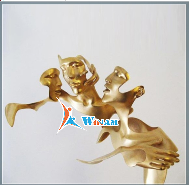 Garden Decorative Stainless Steel Titanium Horse Statue