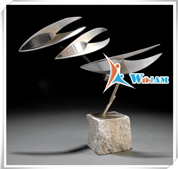 Modern unique design abstract style stainless steel tree sculpture