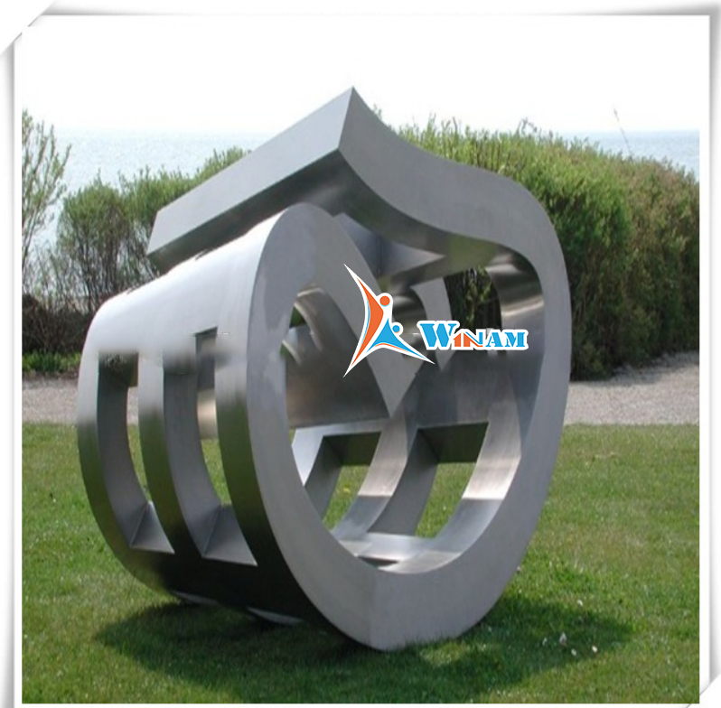 2014 large garden sculptures ,stainless steel sculpture