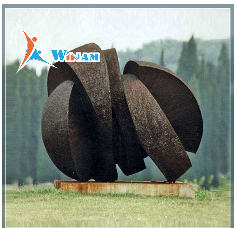 Outdoor Abstract Garden Decorative Corten Steel Sculpture