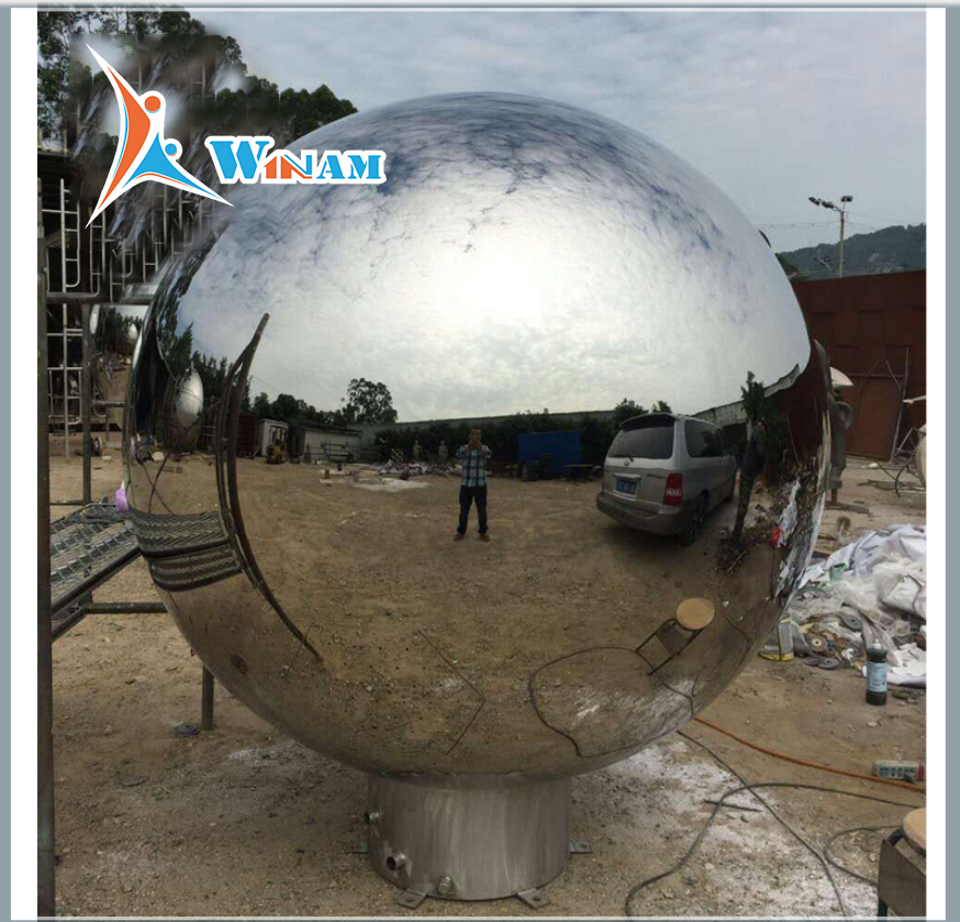 Large Stainless Steel Decorative Garden Ball