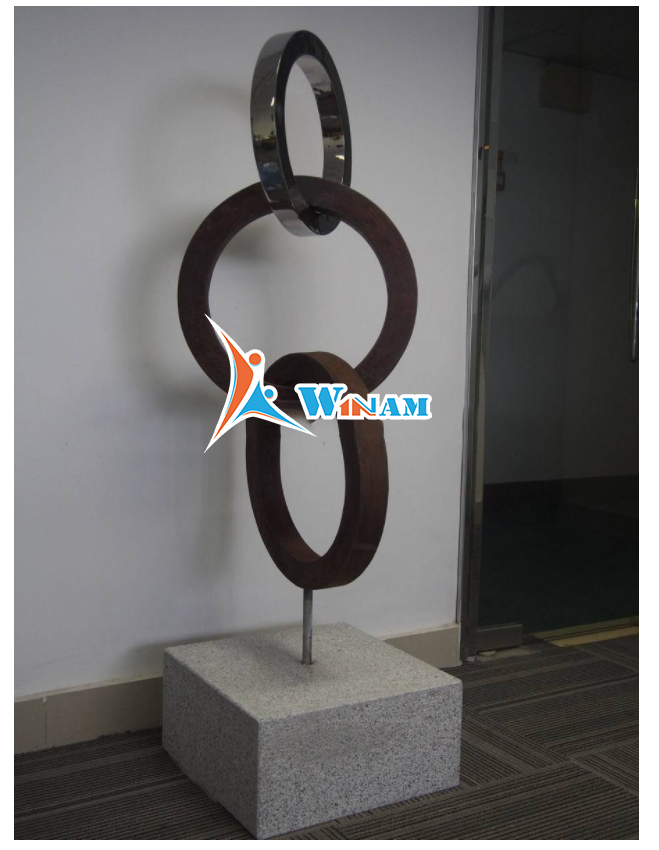 Corten steel garden sculpture