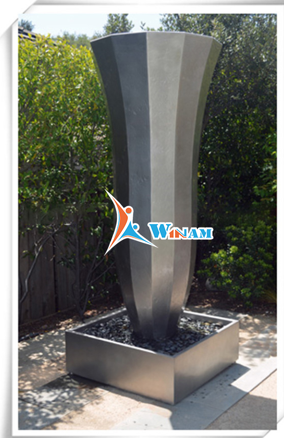 New Product Christmas Home Stainless Steel Vase Sculpture