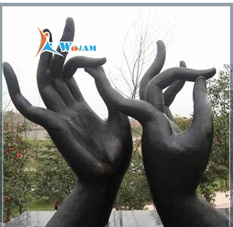 Contemporary public landscape bronze decoration sculpture