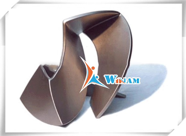 Contemporary art stainless steel wind decoration sculpture