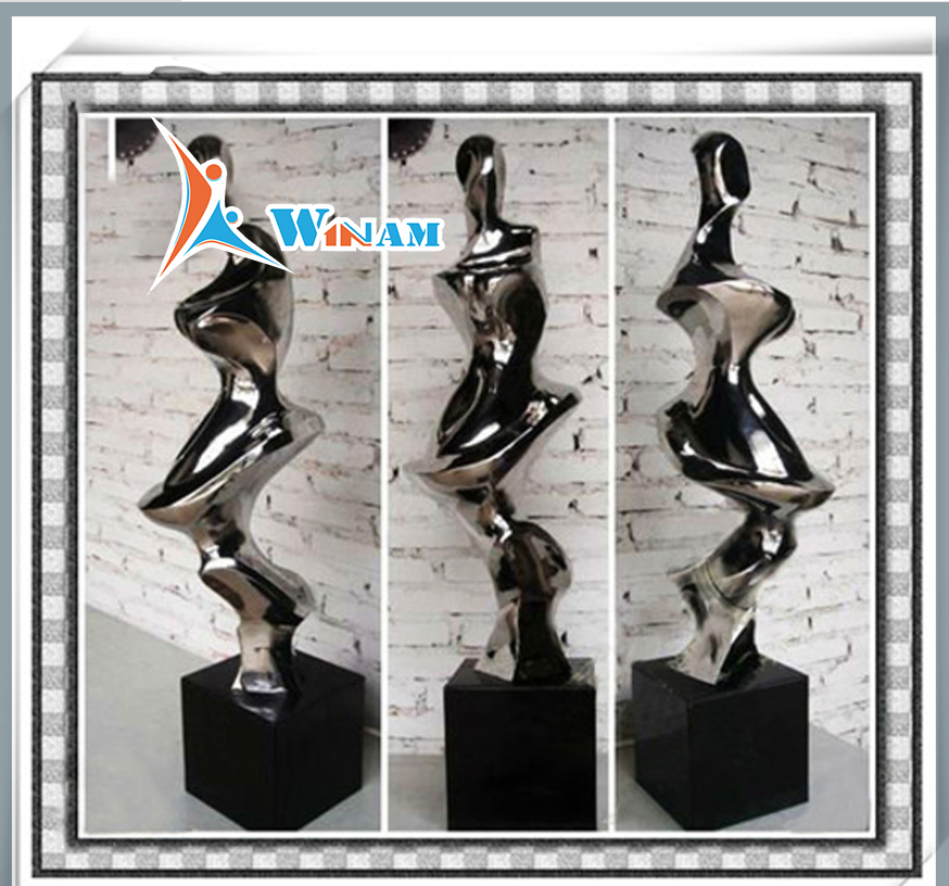 Large metal garden modern outdoor man sculpture