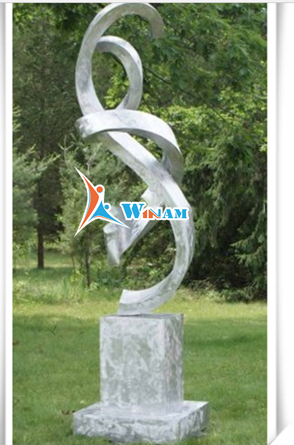 Figurative Abstract Stainless Steel Sculpture