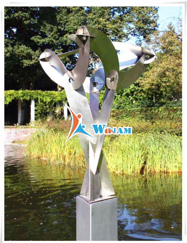 Hot sell welding metal craft stainless steel sculpture