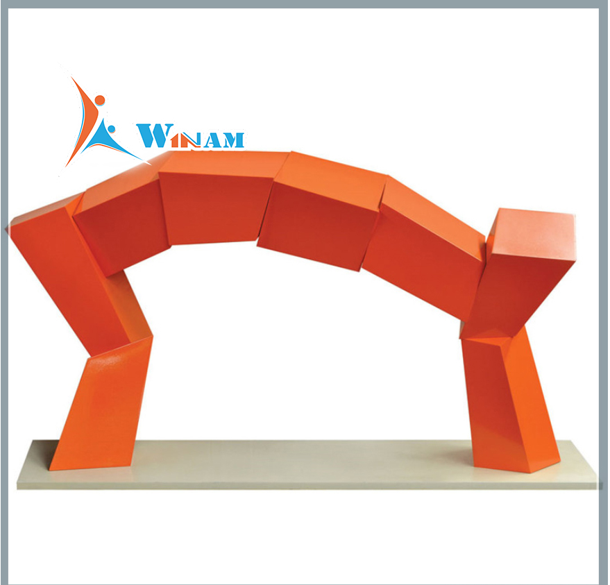 Garden Decoration Modern Painted Stainless Steel Outdoor Statue