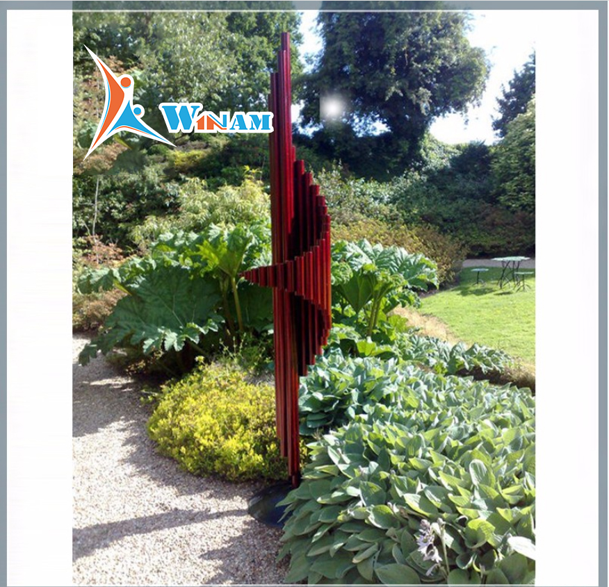 Famous outdoor landscape sculpture stand