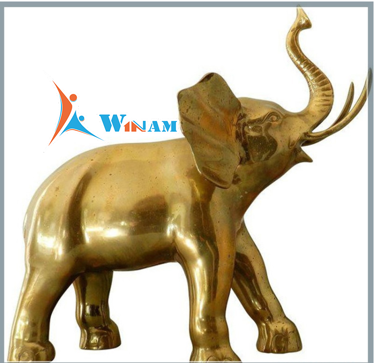 Popular Brass Elephant Statue for Decor