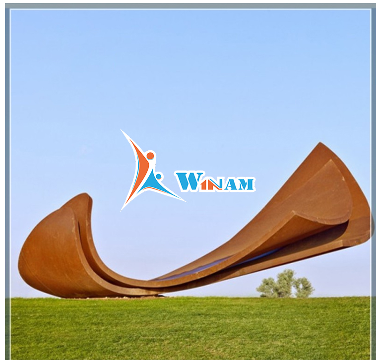 Modern Outdoor Corten Steel Sculptures