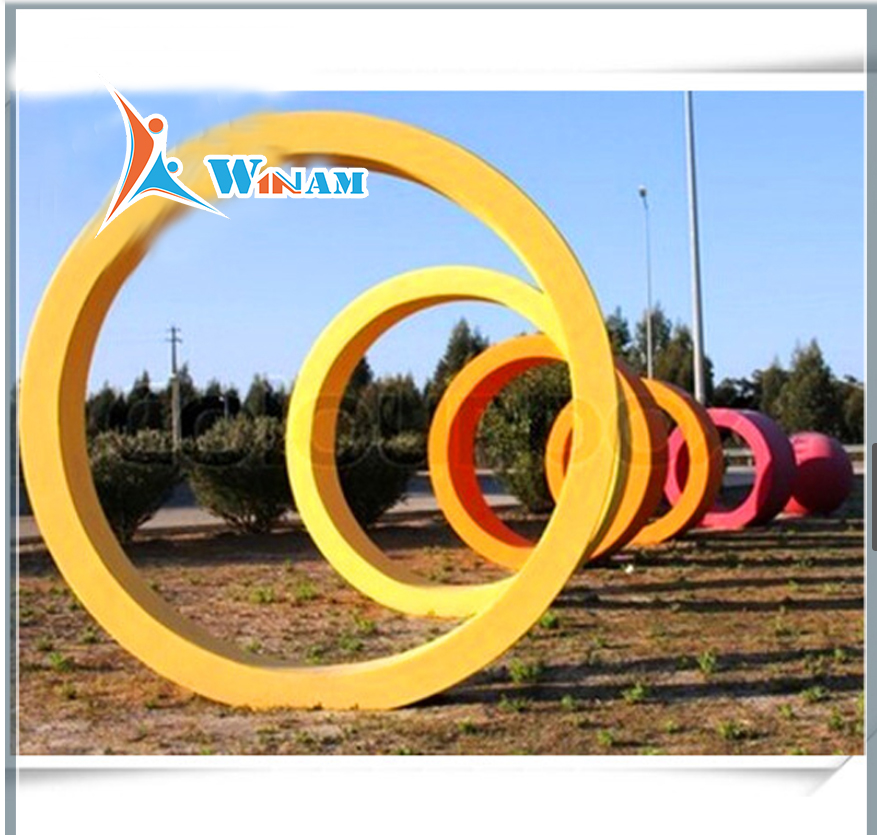 Wholesale Stainless Steel Outdoor Circle Sculpture For Sale