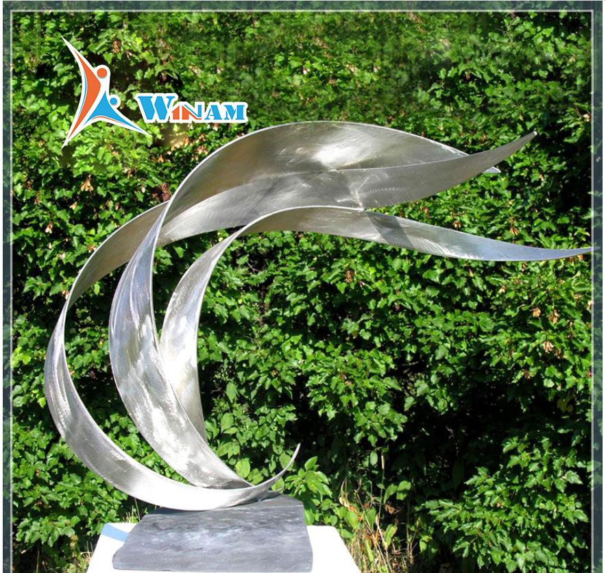 Stainless steel interior decoration modern sculpture