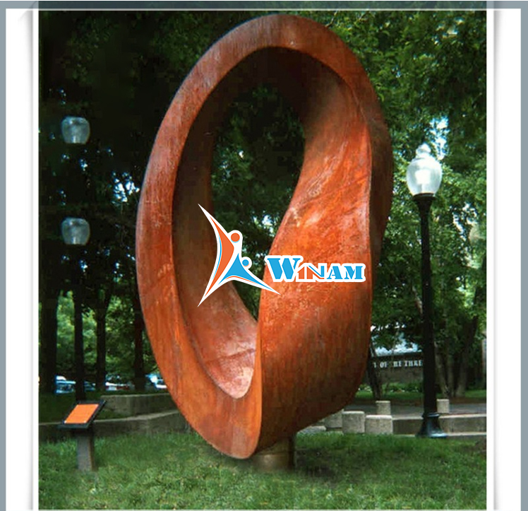 Large Famous Rustic Modern Art Corten Steel Garden Sculpture