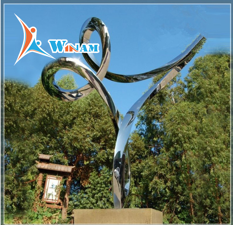 Outdoor Garden Large Abstract Tai Chi Metal Art Sculpture