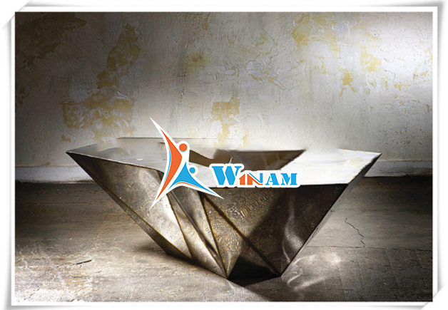 New Product Modern Office Table Stainless Steel Furniture