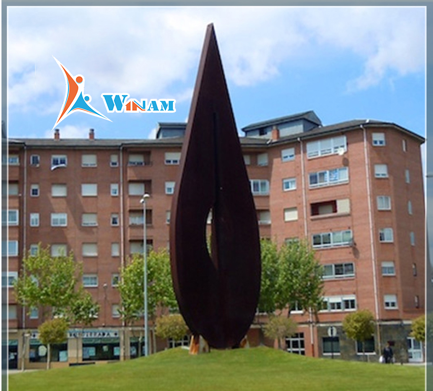 Metal Garden Art Corten Steel Rusty Sculpture