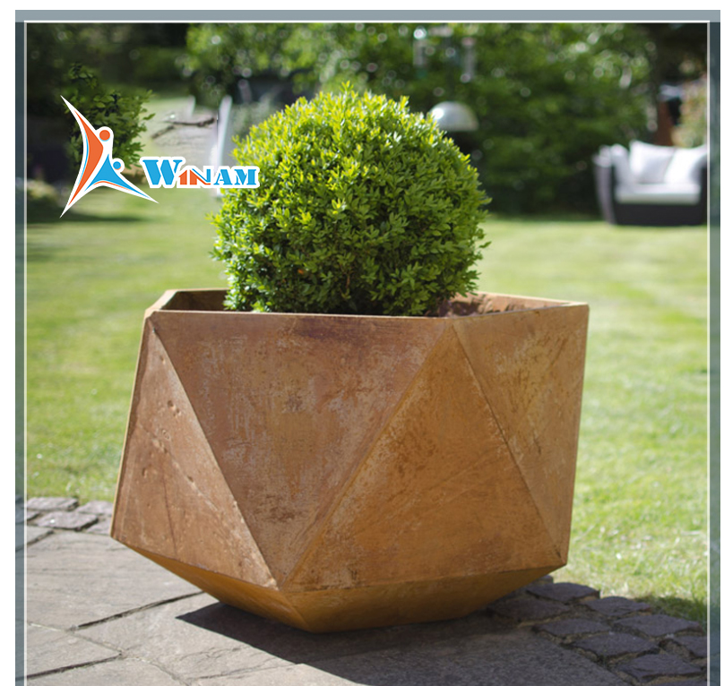Wholesale garden corten steel planter boxs