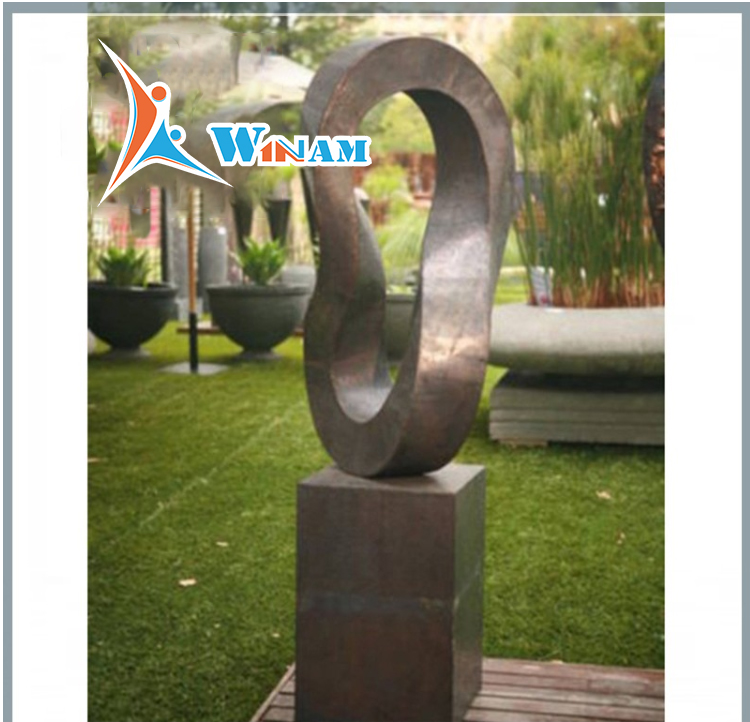 High quality modern bronze sculpture/modern abstract sculpture/metal arts crafts